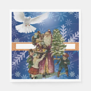 Guardanapo De Papel Papel de Natal Napkins, Vintage