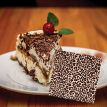 Papel de Partido Impresso Leopardo Jantar Napkins