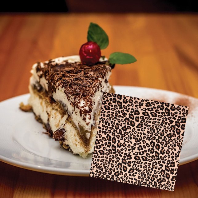 Guardanapo De Papel Papel de Partido Impresso Leopardo Jantar Napkins  (Criador carregado)