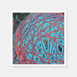 Guardanapo De Papel Papel de pintura em Abstrato estriado Napkin