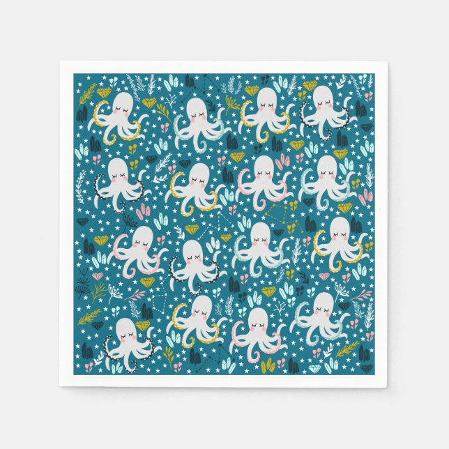 Guardanapo De Papel Papel de polvo bonito Nápoles (Frente)