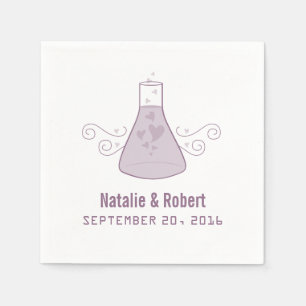 Guardanapo De Papel Papel de Química Purple Sweet Napkins