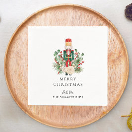 Guardanapo De Papel Papel de Script Nutcracker de Feriados de Natal