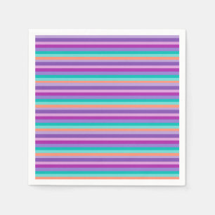 Guardanapo De Papel Papel de stripes roxo Nápoles