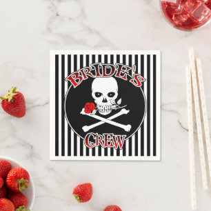 Guardanapo De Papel Papel de Tripulação da Noiva Napkins
