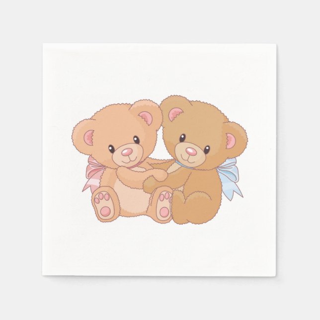 Guardanapo De Papel Papel de Urso de Teddy Napkins (Frente)