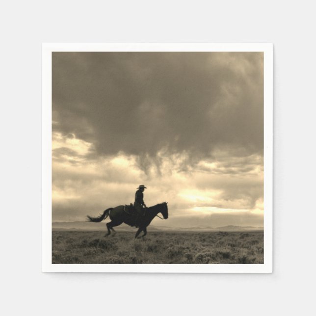 Guardanapo De Papel Papel de vaqueiro ocidental - Nápoles (Frente)