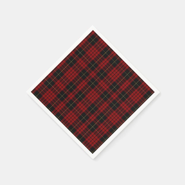 Guardanapo De Papel Papel de Xadrez MacQueen Tartan Napkins (Canto)