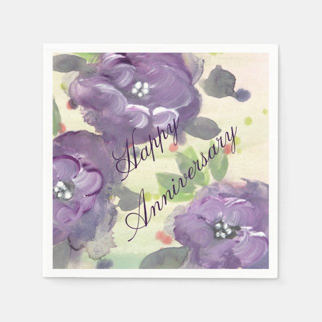 Guardanapo De Papel Papel especial de aniversário Napkins (Frente)