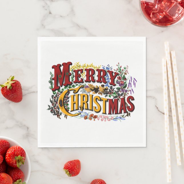 Guardanapo De Papel Papel Feliz Natal (Insitu)