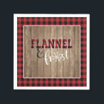 Guardanapo De Papel Papel Flannel e Frost - Nápoles - Vermelho - Madei<br><div class="desc">Item perfeito para qualquer Festa Flannel e Frost!</div>