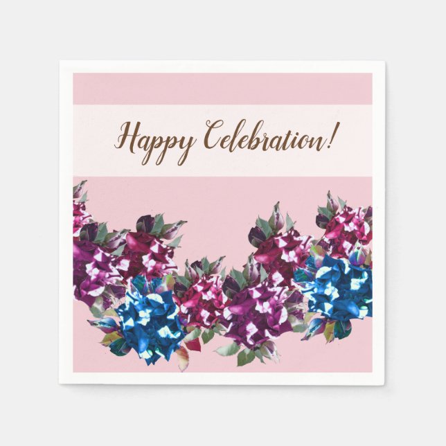 Guardanapo De Papel Papel Floral Cocktail (Frente)