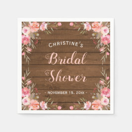 Guardanapo De Papel Papel Floral para Chá de panela Chic Russo Country