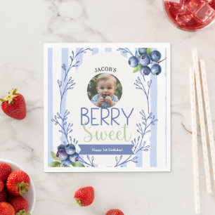 Guardanapo De Papel Papel Fotográfico Berry Sweet Birthday