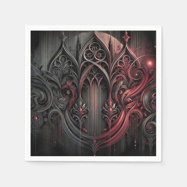 Guardanapo De Papel Papel Gótico Napkins (Frente)