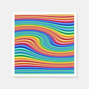 Guardanapo De Papel Papel guardanapo Rainbow Pride Swirl