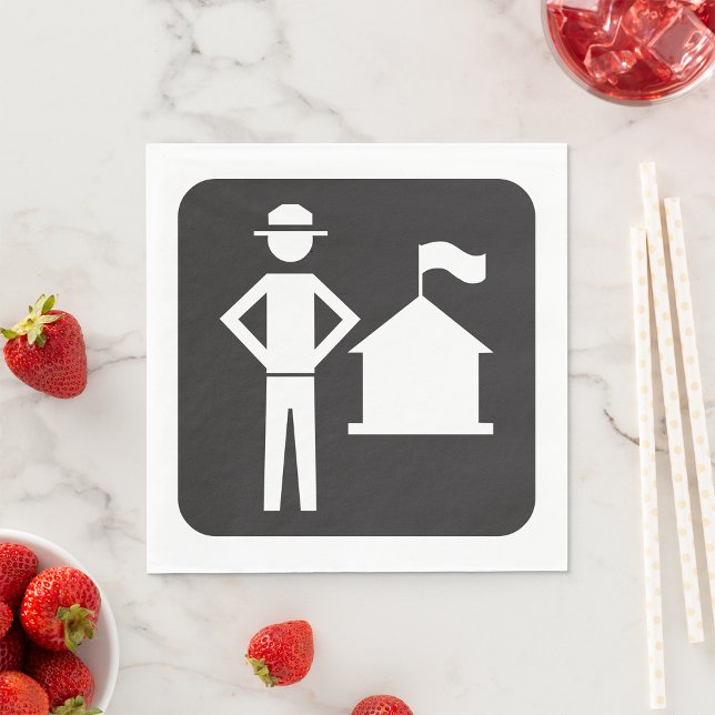 Guardanapo De Papel Papel Líder de Escoteiro Napkins (Criador carregado)