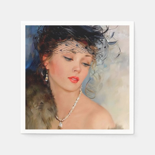 Guardanapo De Papel papel Napkin (Frente)