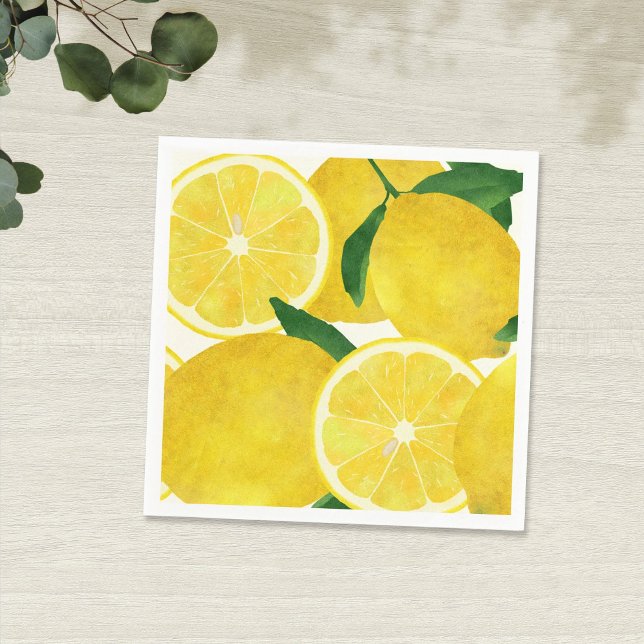 Guardanapo De Papel Papel Napkin para Limões Frescos (Criador carregado)