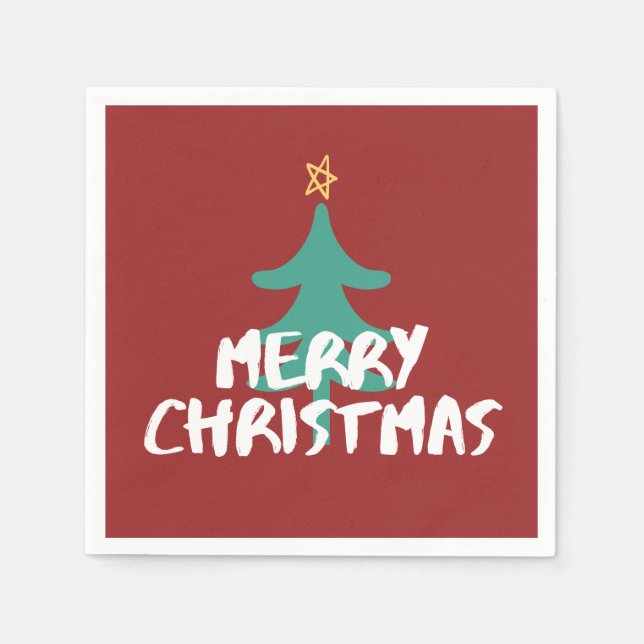 Guardanapo De Papel Papel Napkin para o Natal (Frente)