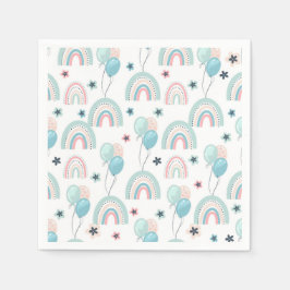 Guardanapo De Papel Papel Napkin para o primeiro aniversário.