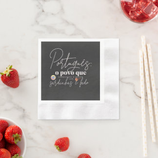Guardanapo De Papel Papel Napkin Português o povo que conquistou