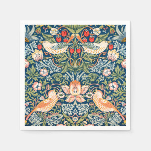 GUARDANAPO DE PAPEL PAPEL NAPKIN: WILLIAM MORRIS STRAWBERRY THIEVES