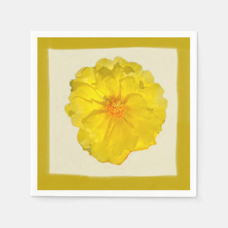 Guardanapo De Papel Papel Napkin Yellow Moss Rosa