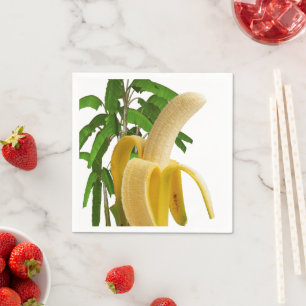 Guardanapo De Papel Papel Napkins, Banana Tree Napkins