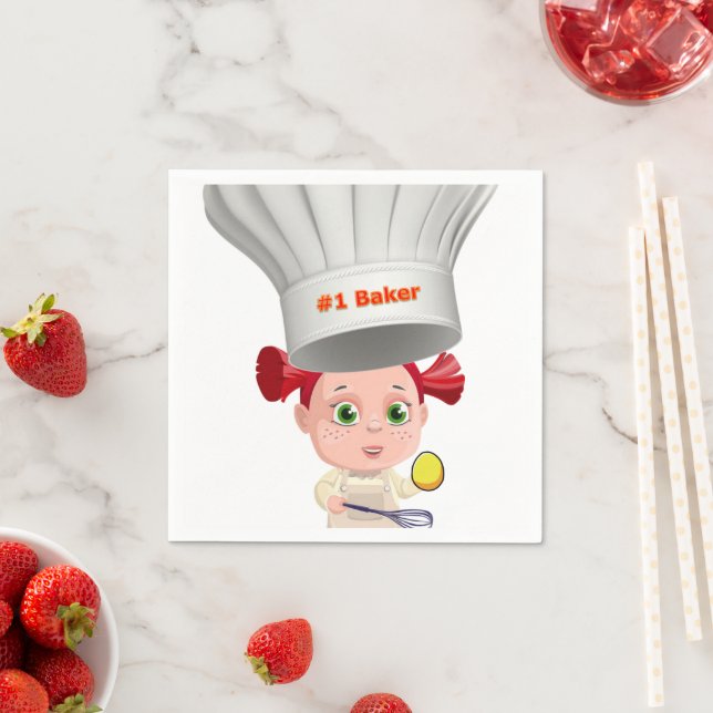 Guardanapo De Papel Papel Napkins, Chef Padaria (Insitu)