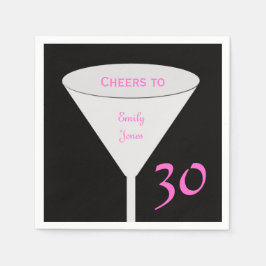 Guardanapo De Papel Papel Napkins da aniversário de 30 anos