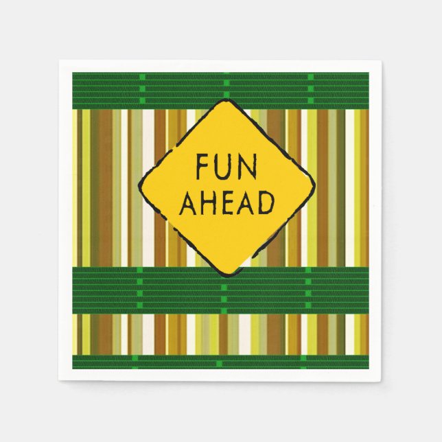 Guardanapo De Papel Papel Napkins Divertido (Frente)