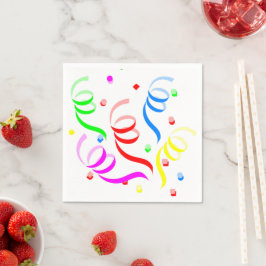 Guardanapo De Papel Papel Napkins, Feliz Aniversário Confetti