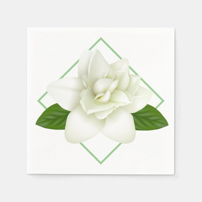 Guardanapo De Papel Papel Napkins-Gardenia (Frente)