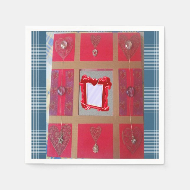 Guardanapo De Papel Papel Napkins Heart (Frente)