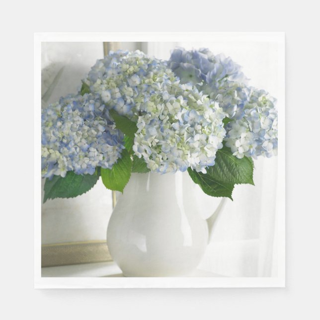 Guardanapo De Papel Papel Napkins-Hydrangeas (Frente)