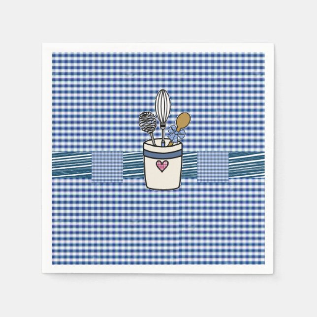 Guardanapo De Papel Papel Napkins Kitchen (Frente)