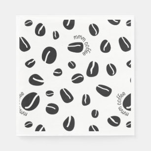 Guardanapo De Papel Papel Napkins para Feijões de Café Quirky