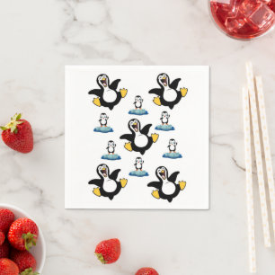 Guardanapo De Papel Papel Napkins, Pinguim