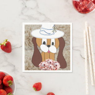 Guardanapo De Papel Papel Napkins, Sorvete de Dog Strawberry