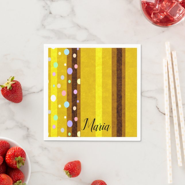 Guardanapo De Papel Papel Napkins, Stripe (Insitu)