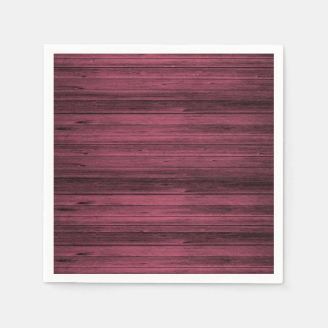 Guardanapo De Papel Papel Napkins Vermelho (Frente)