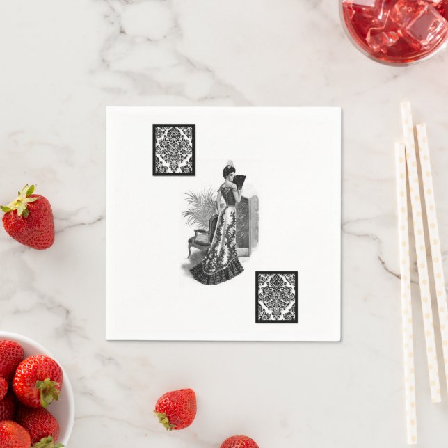 Guardanapo De Papel Papel Napkins, Vintage (Insitu)