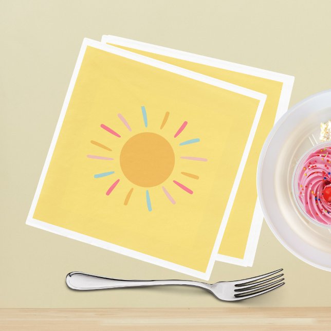 Guardanapo De Papel Papel Nápoles - Amarelo Sol (Criador carregado)