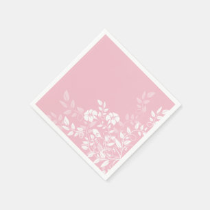 Guardanapo De Papel Papel Nápoles-Rosa Floral