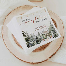 Guardanapo De Papel Papel para Chá de fraldas de Natal de inverno Napk