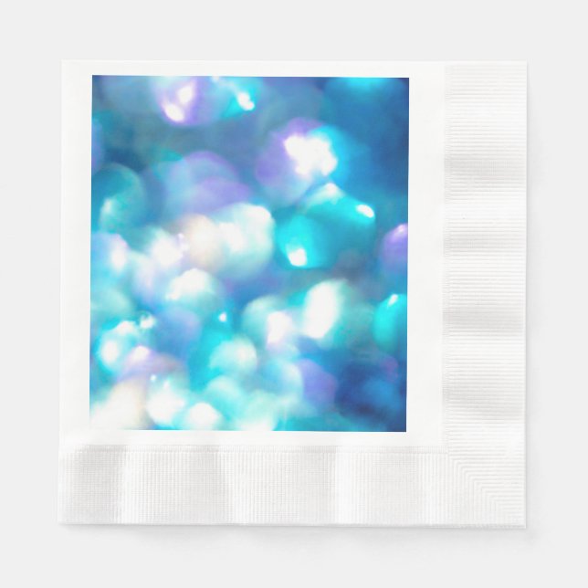 Guardanapo De Papel Papel para luzes azuis (Frente)