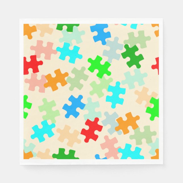 Guardanapo De Papel Papel para peças de quebra-cabeça (Frente)