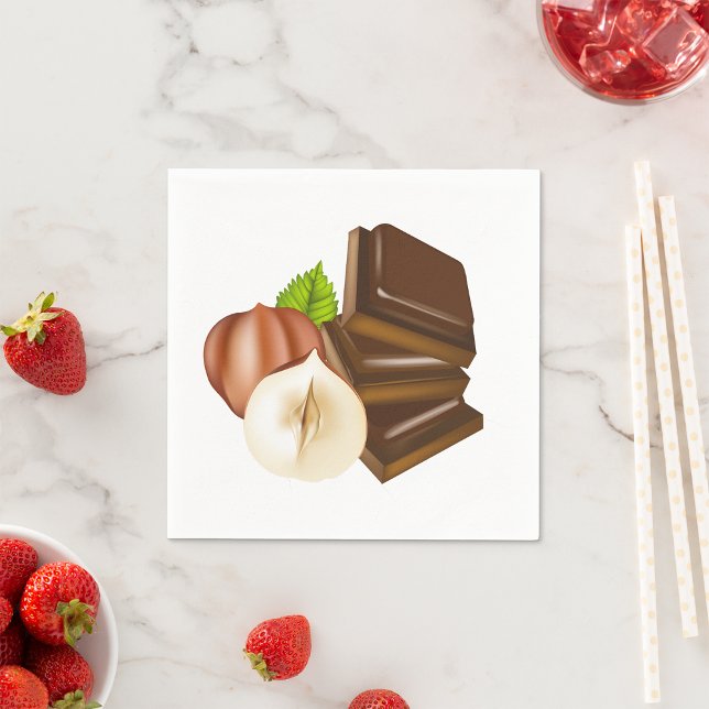 Guardanapo De Papel Papel para Pedaços de Chocolate Napkins (Criador carregado)