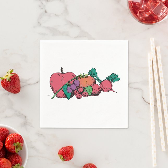 Guardanapo De Papel Papel para produtos hortícolas frescos (Criador carregado)